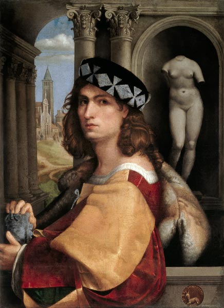 Portrait of a Gentleman de Domenico Capriolo