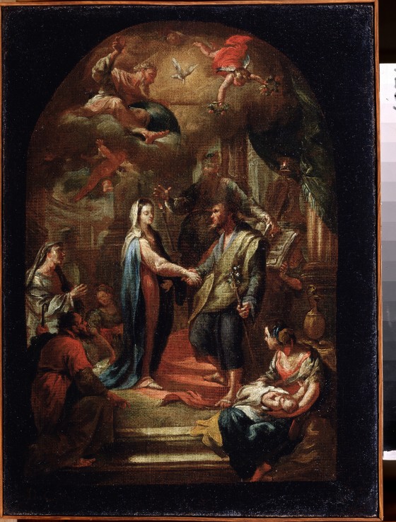The Marriage of Mary and Joseph de Domenico Corvi