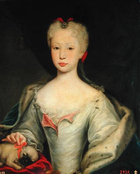 Maria Barbara de Braganza (d.1758) Queen of Spain de Domenico Dupra