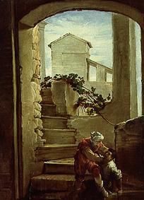 The parable of the bad farm hand. de Domenico Fetti