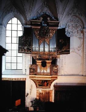 View of the Renaissance organ