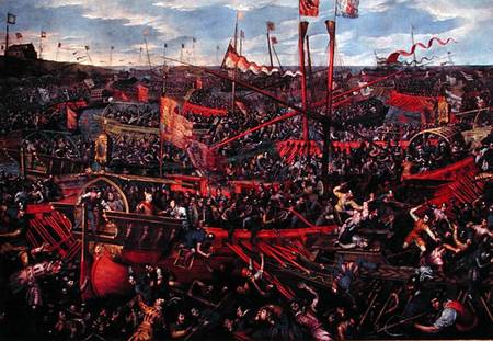 The Battle of Salvore de Domenico Tintoretto
