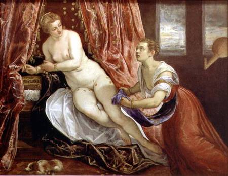 Danae de Domenico Tintoretto