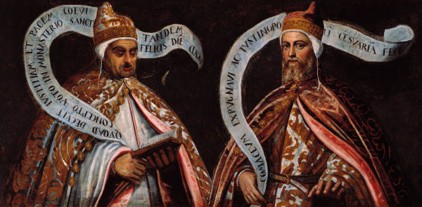 D.Tintoretto / Orso II and Pietro II de Domenico Tintoretto
