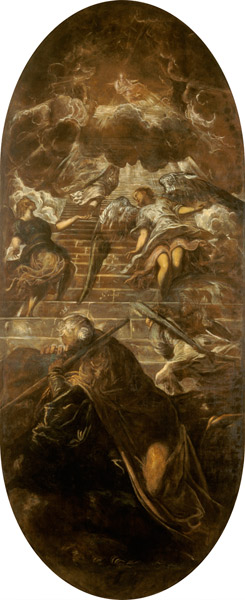Jacob's Ladder de Domenico Tintoretto