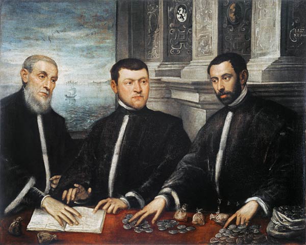 D.Tintoretto / Mint Inspectors / Ptg. de Domenico Tintoretto