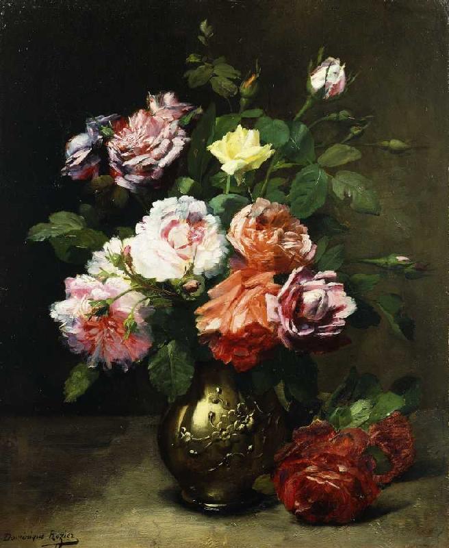 Rosei in einer Vase. de Dominique Hubert Rozier
