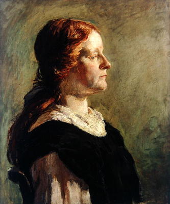 Portrait of a Girl with Red Hair, 1908 (oil on canvas) de Donald Graeme MacLaren