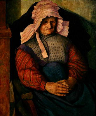 Mrs Box, 1919 (oil on canvas) de Dora Carrington