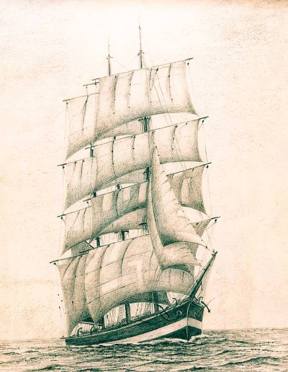 Segelschiff 7 de Doris Beckmann
