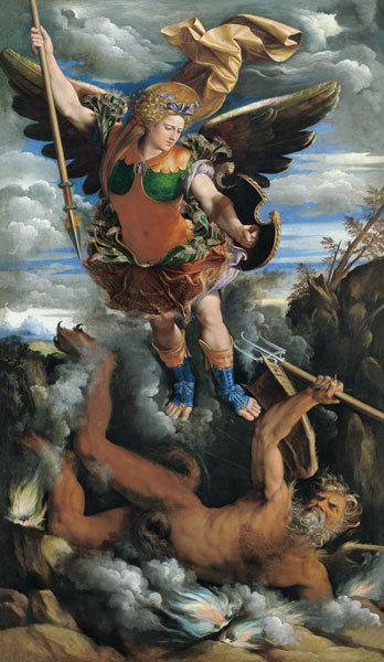 The archangel Michael de Dosso Dossi