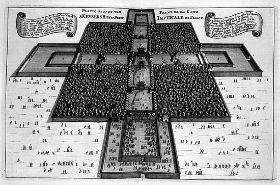 Plan of the Imperial Palace in Peking de Dutch School