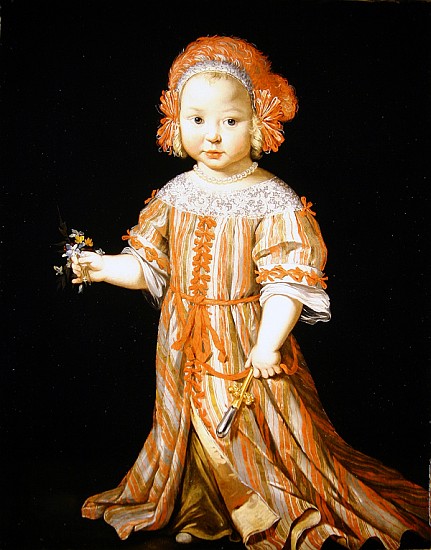 Portrait of a girl de Dutch School