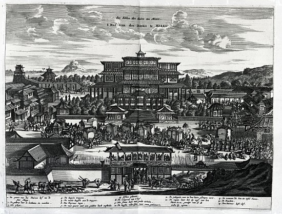 Procession from Macau, an illustration from ''Atlas Chinensis'' by Arnoldus Montanus de Dutch School