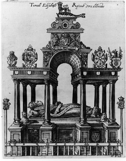 The Tomb of Elizabeth I de Dutch School