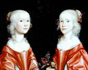 Portrait of Twin Sisters