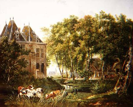 The Village Pond de Dutch School