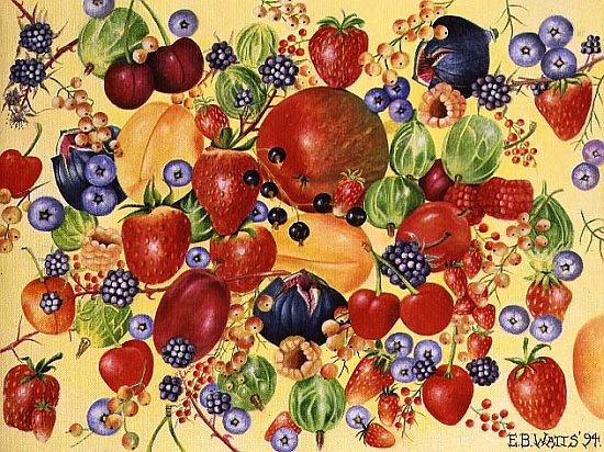 Apple with small fruits de E.B.  Watts