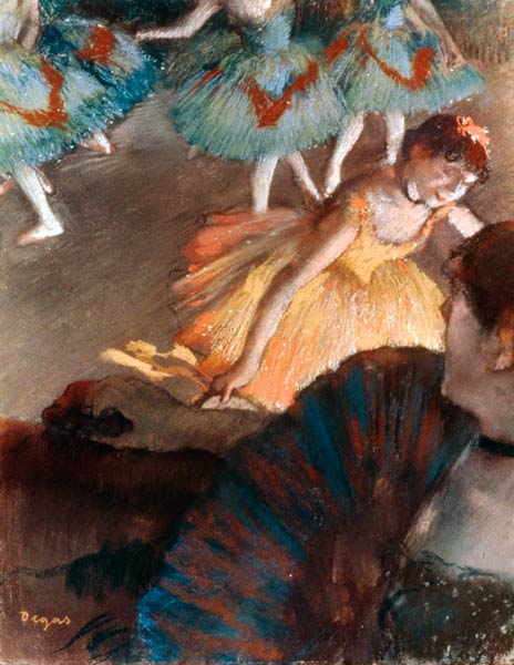 Ballet, seen by a box de Edgar Degas