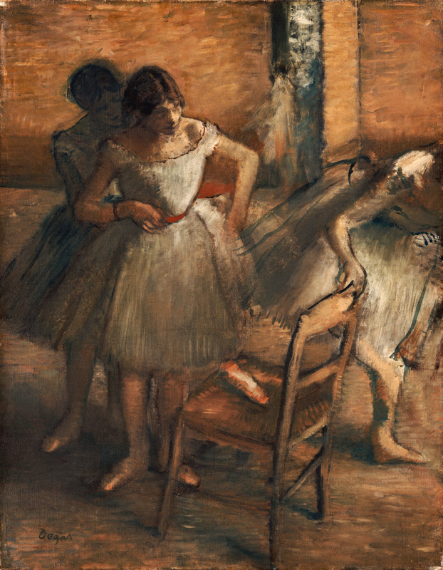 Dancers, 1895-1900 (oil on canavs) de Edgar Degas