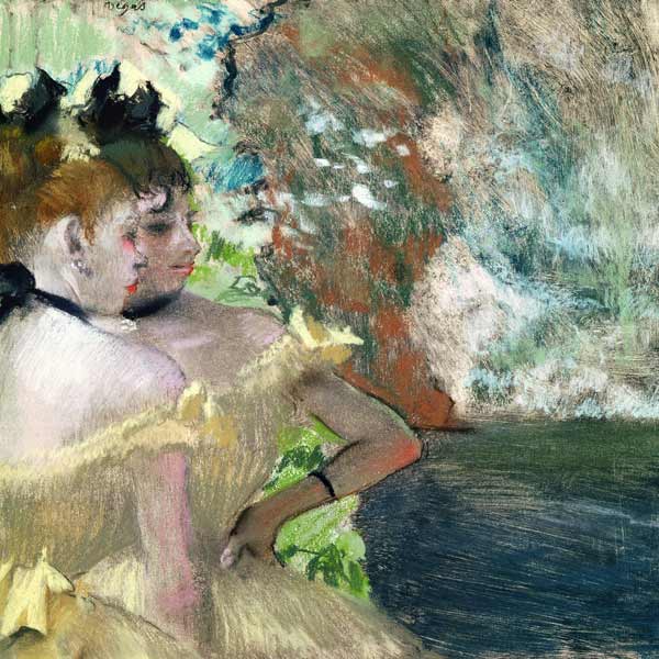 Dancers in the Wings de Edgar Degas
