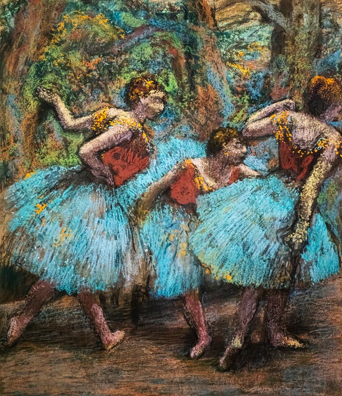 Three Dancers (Trois danseuses) de Edgar Degas