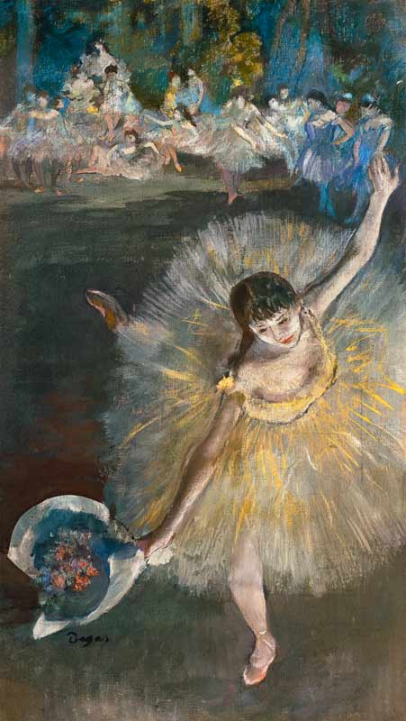 End of an Arabesque de Edgar Degas