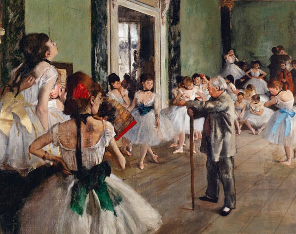 La clase de baile de Edgar Degas