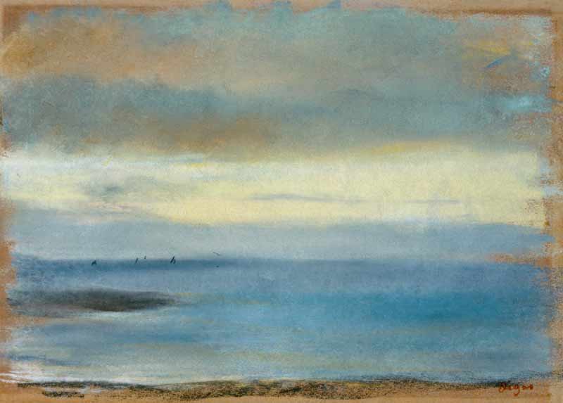 Marine sunset de Edgar Degas
