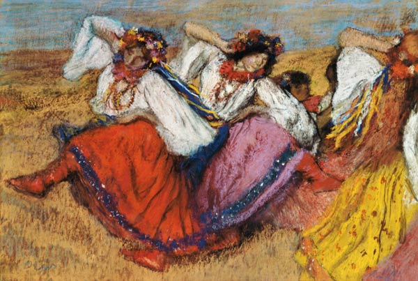 Russian dancers de Edgar Degas