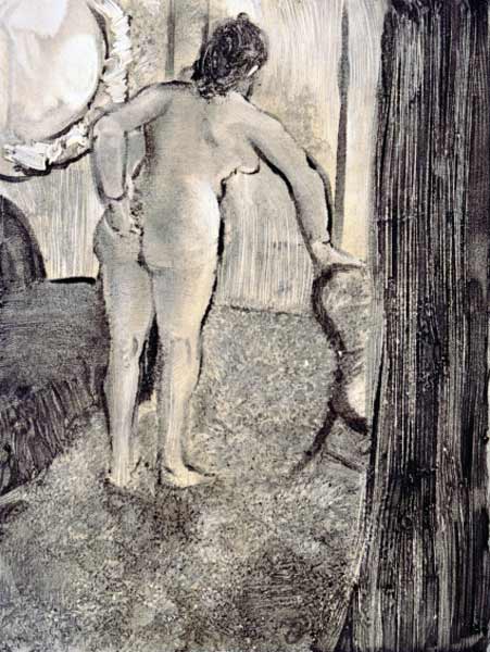 Illustration from 'La Maison Tellier' by Guy de Maupassant  de Edgar Degas