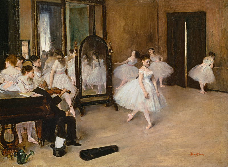 Clase de Ballet de Edgar Degas