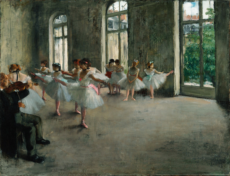 The Rehearsal de Edgar Degas