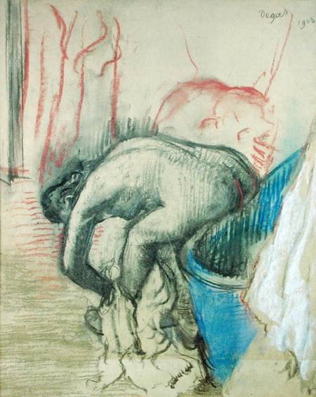 After the Bath de Edgar Degas