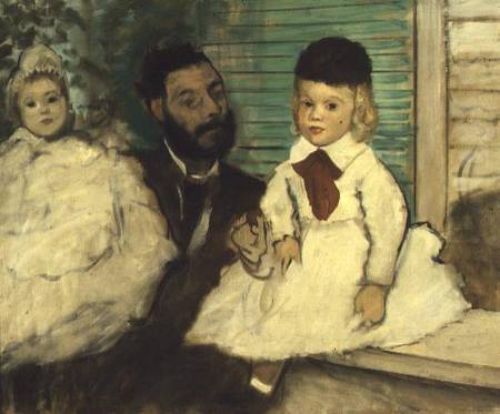 Comte Le Pic and his Sons de Edgar Degas