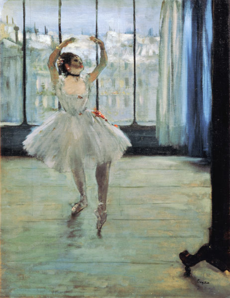 Dancer in Front of a Window (Dancer at the Photographer's Studio) de Edgar Degas