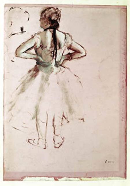Dancer viewed from the back de Edgar Degas