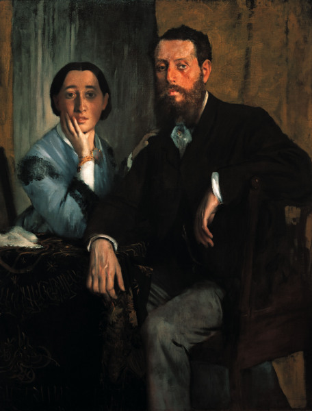 The couple Morbilli de Edgar Degas