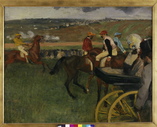 E.Degas / Racecourse / c.1877-80 de Edgar Degas