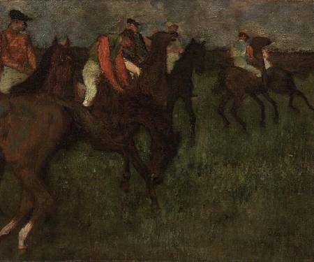 Jockeys de Edgar Degas