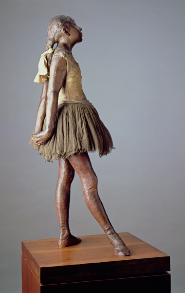 Little Dancer, Aged 14 (polychrome bronze, muslin, satin and de Edgar Degas