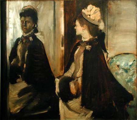 Madame Jeantaud in the mirror de Edgar Degas