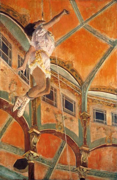 Miss La La in circus Fernando de Edgar Degas