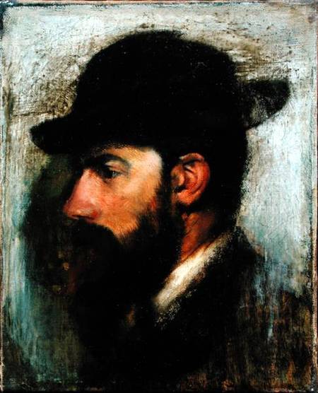 Portrait of Henri Rouart (1833-1912) de Edgar Degas