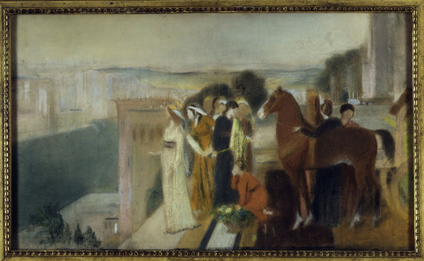 Semiramis builds Babylon , Degas de Edgar Degas