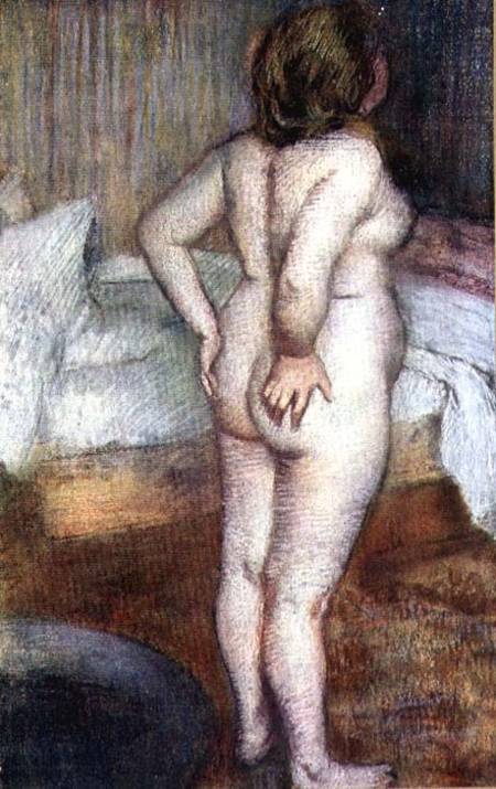 Standing Nude de Edgar Degas
