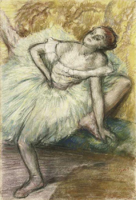 Study of a dancer de Edgar Degas