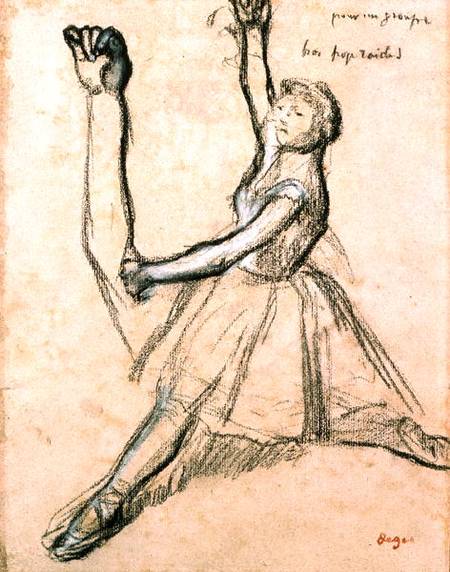 Study of a Dancer de Edgar Degas