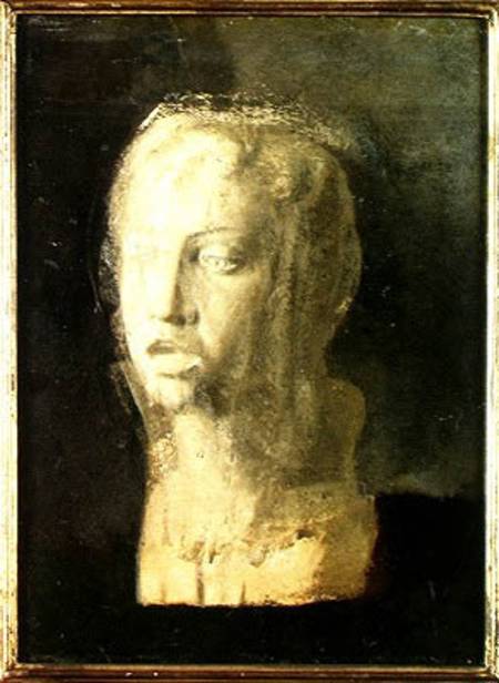 Study of the Head of a Young Singer, after Della Robbia de Edgar Degas