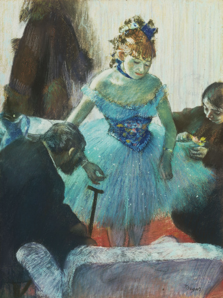 Dancer in Dressing Room de Edgar Degas